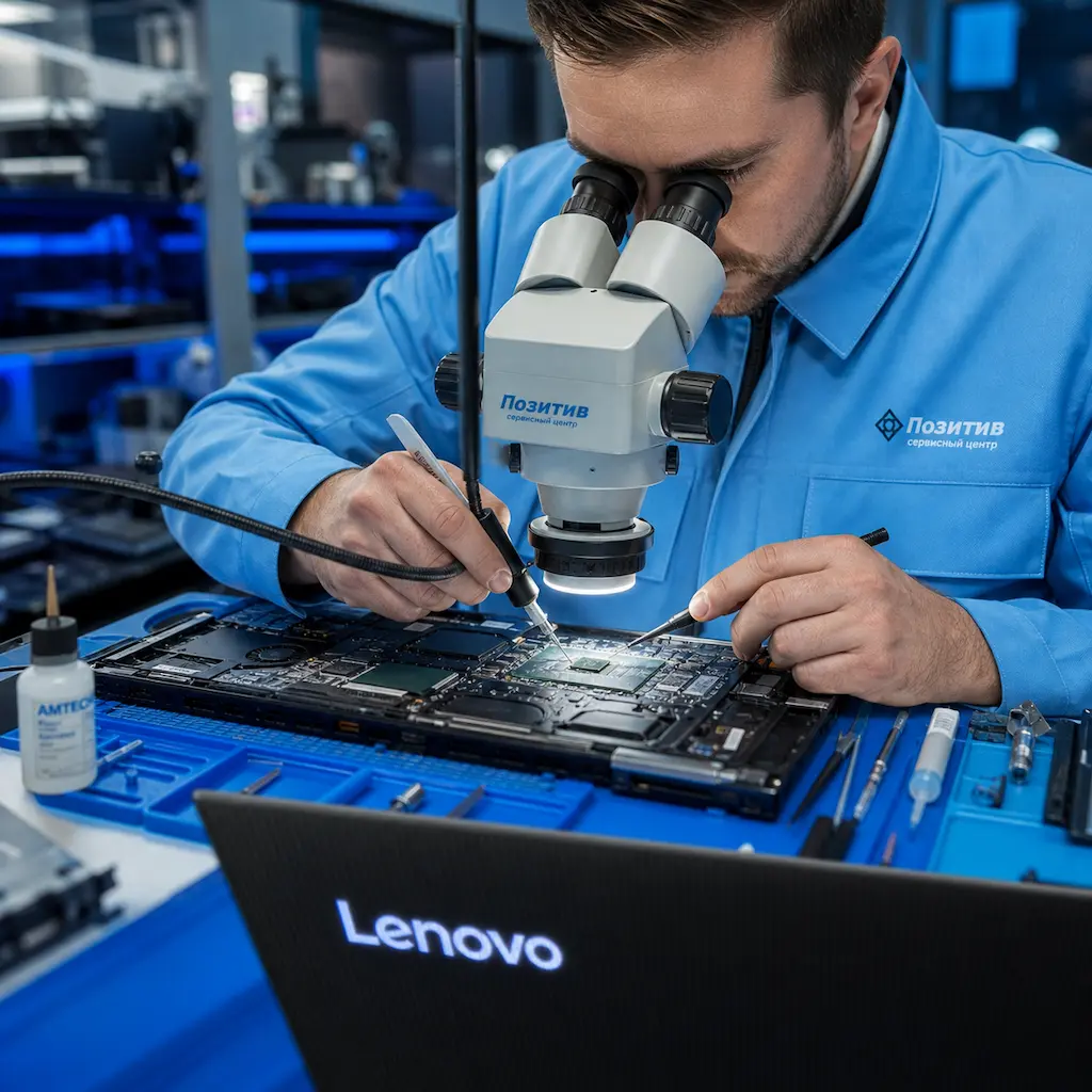 Замена видеокарты ноутбука Lenovo в Тюмени