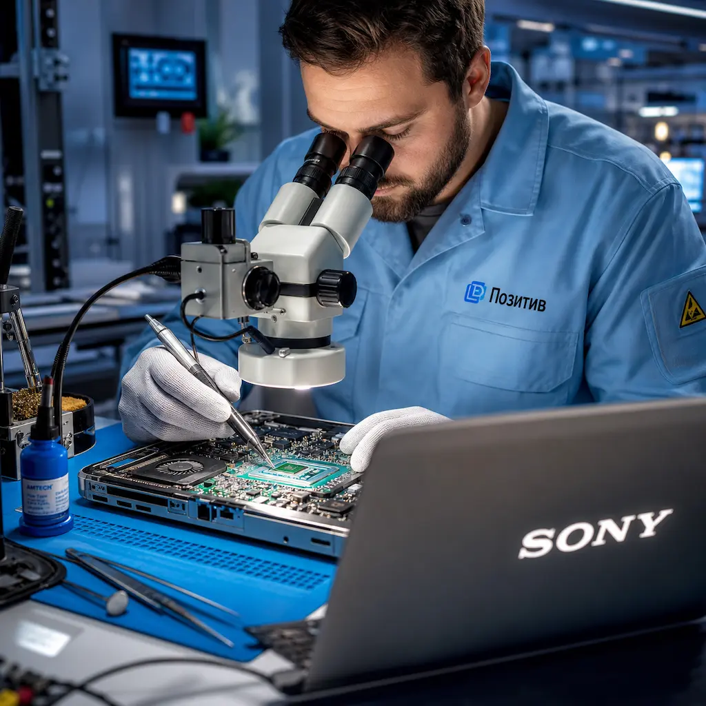 Замена видеокарты ноутбука Sony в Тюмени