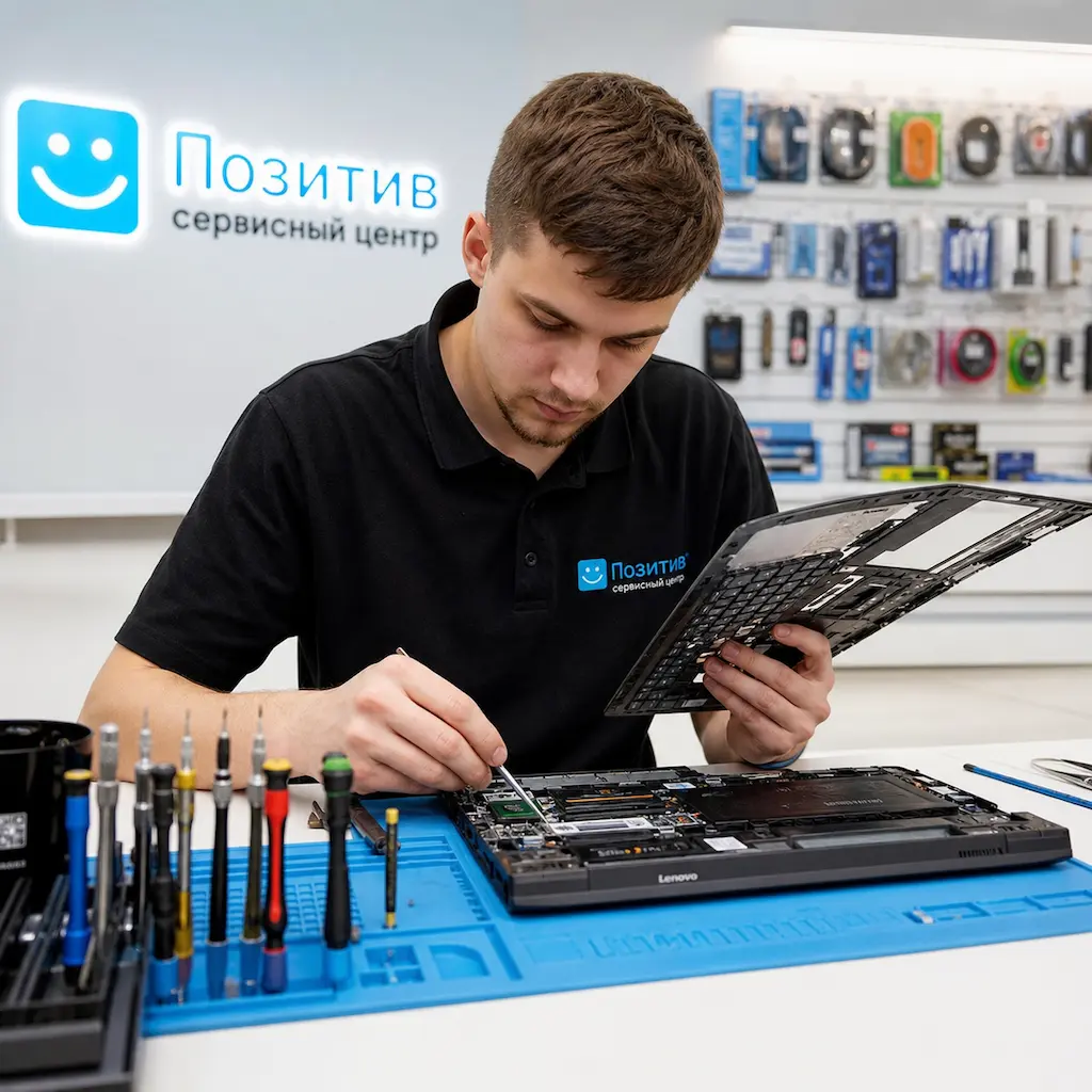 заменить клавиатуру на ноутбуке Lenovo в Тюмени