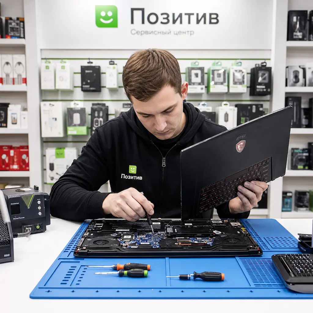 заменить клавиатуру на ноутбуке MSI в Тюмени