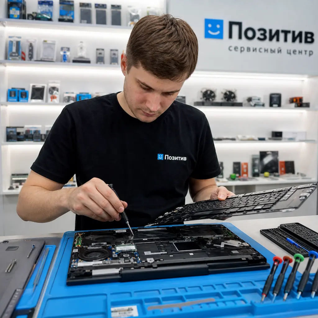 заменить клавиатуру на ноутбуке Samsung в Тюмени