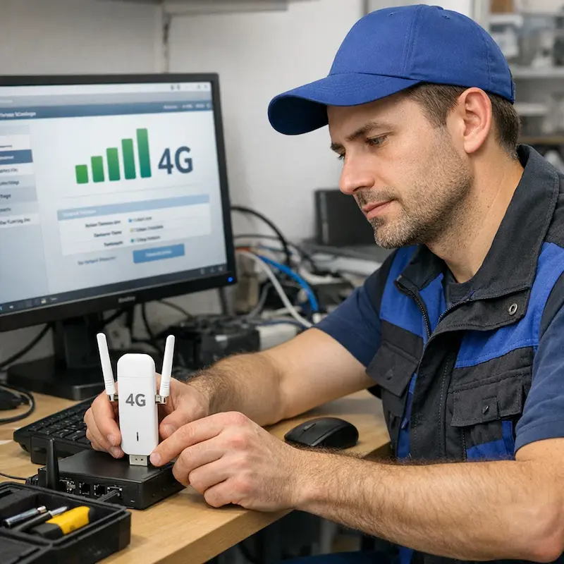 Настройка LTE модема в Тюмени