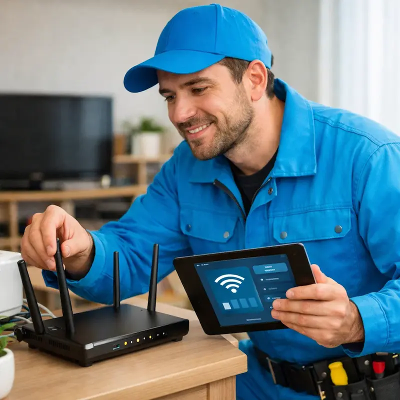 Настройка Wi-Fi для квартиры, дома и офиса в Тюмени