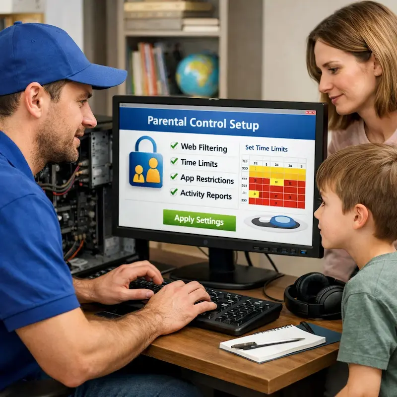 установка родительского контроля в Тюмени