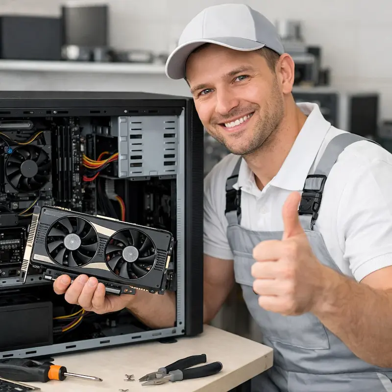 Замена видеокарты ПК в Тюмени