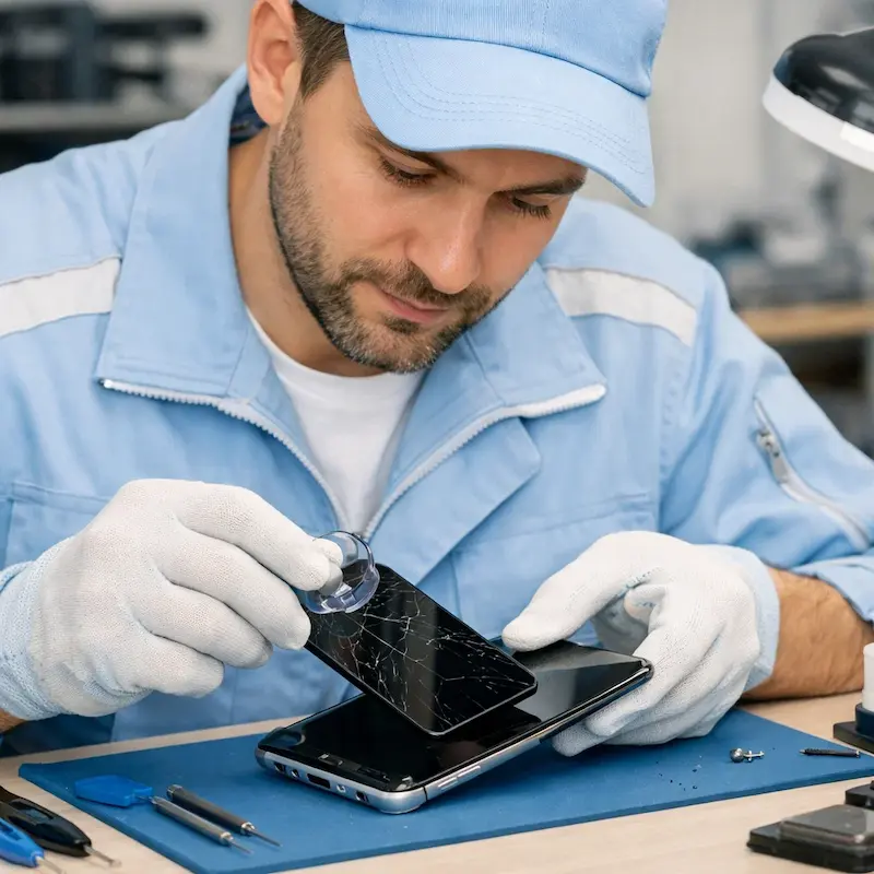 Заменить сенсорное стекло на смартфоне в Тюмени