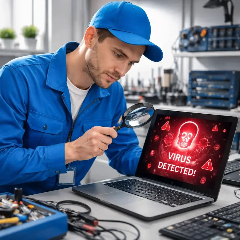 Поиск компьютерных вирусов в Тюмени