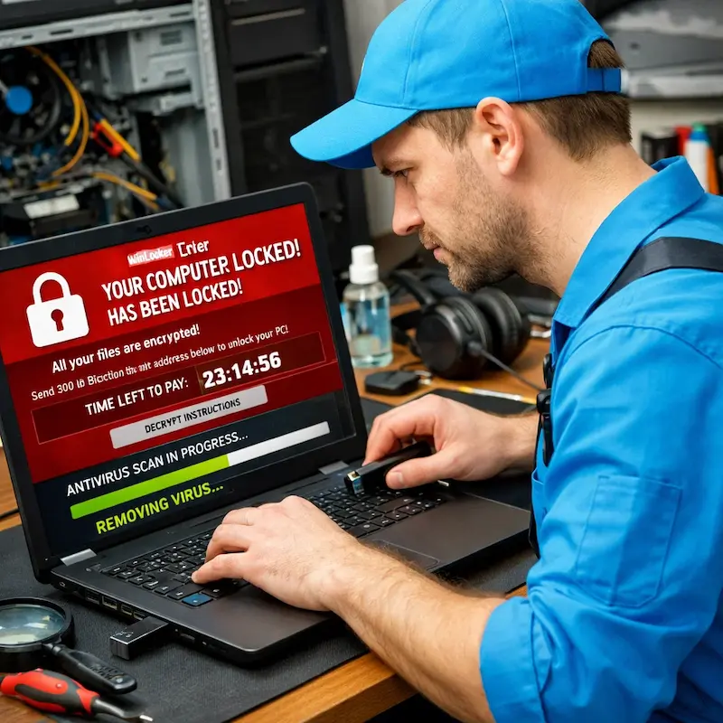 Удалить винлокер в Тюмени